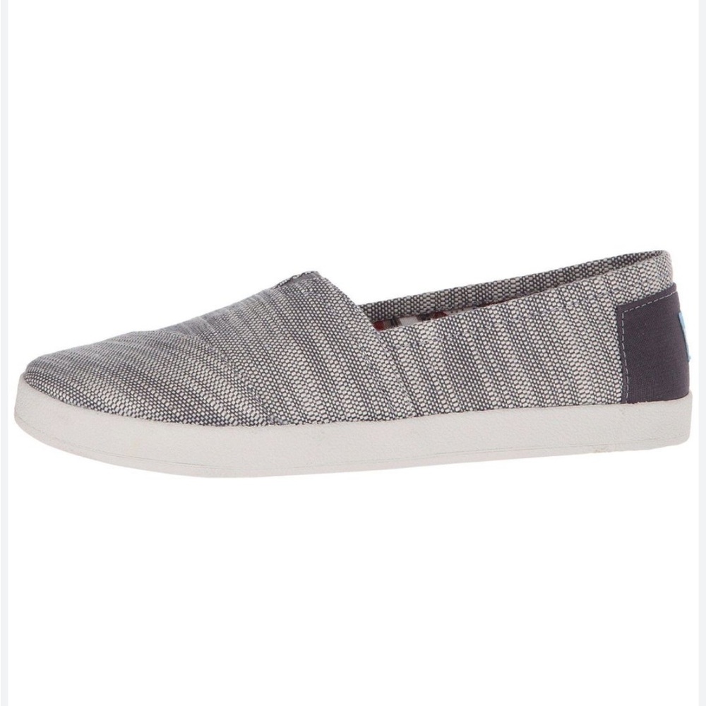 NWT Toms Women's Avalon Grey Lurex Woven - Size 11